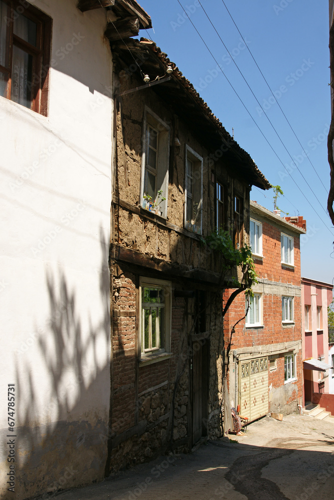 A view from Hamamlikizik, a historic Ottoman village in Bursa, Turkey