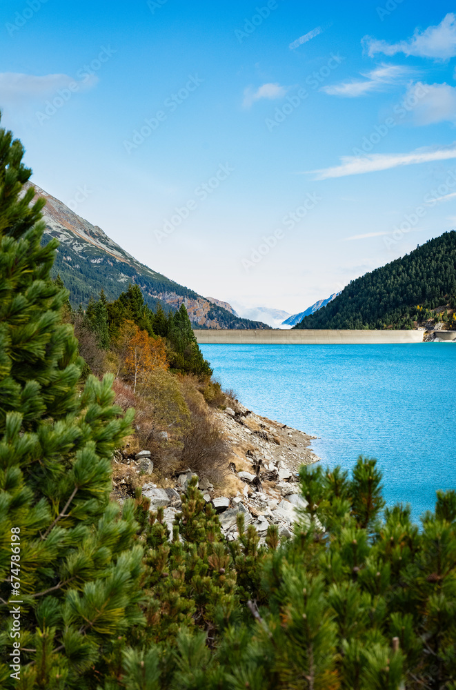 dam lake austria schlegeis österreich