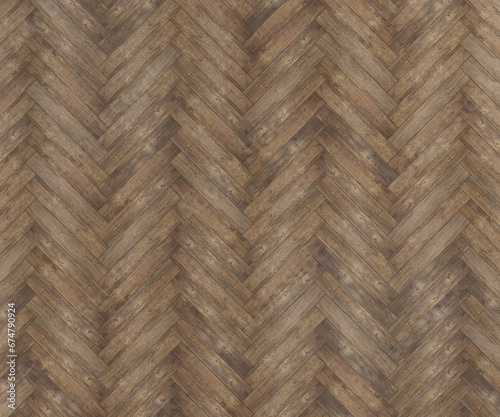 Oak Orsay Modern Herringbone Floor