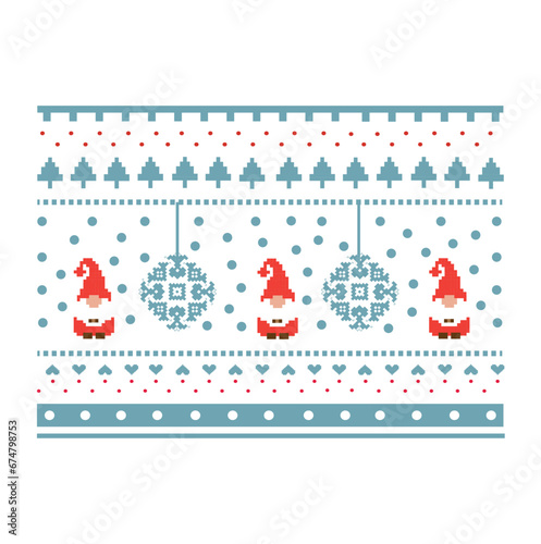 Christmas decoration frame, wrapping paper, napkin, texture.