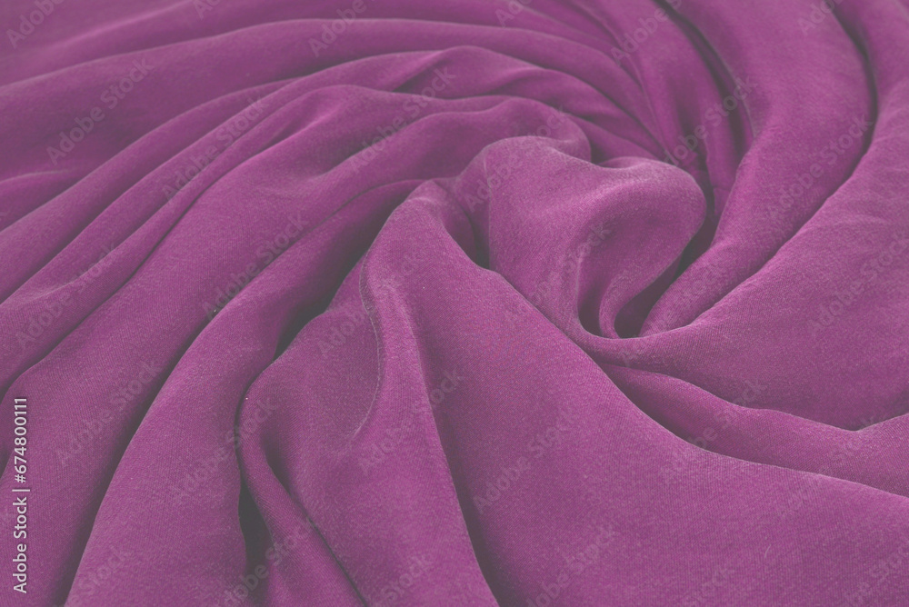 Soft smooth burgundy silk fabric background. Fabric texture. Soft smooth burgundy silk fabric background. Fabric texture.