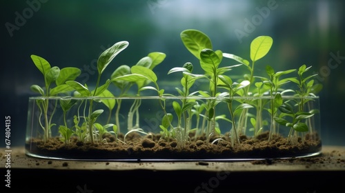 Reproduction of the plant by tissue culture. - Totipotency - Plant biotechnology - Biology photo