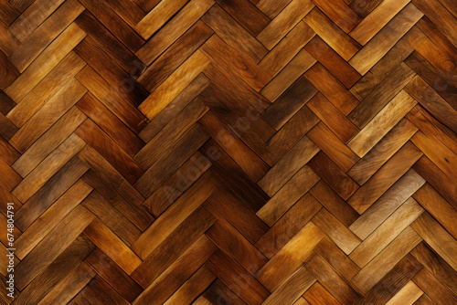 texture de parquet en bois en forme de chevron, motif répétable sans couture photo
