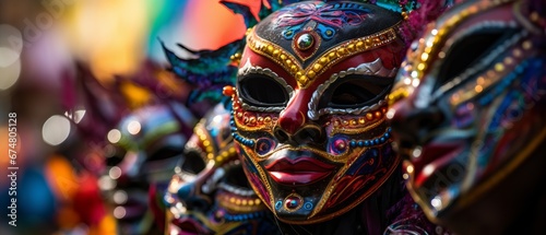 African American carnival masks © ColdFire