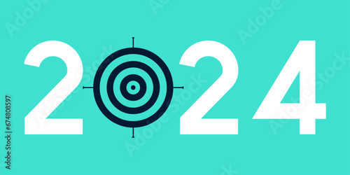 2024 target business cost and budget planning developing strategy or plan to achieve financial goals or results in works, motivation for success, new projects, annual plan in new year 2024