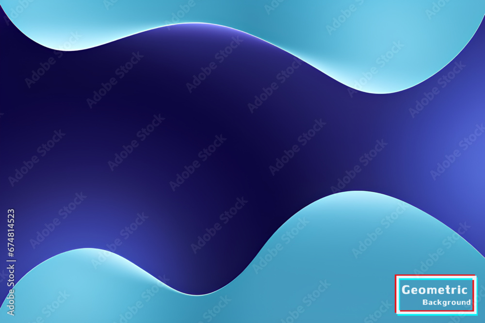 Abstract vector wavy lines flowing smooth curve blue gradient color in concept of luxury, technology, modern. Abstract vector wavy lines flowing smooth curve blue gradient color in concept of luxury, technology, modern.