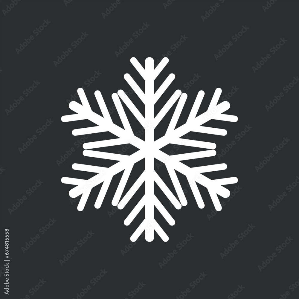 Snow on black background. Winter snowfall. Vector Snow on black background. Winter snowfall. Vector