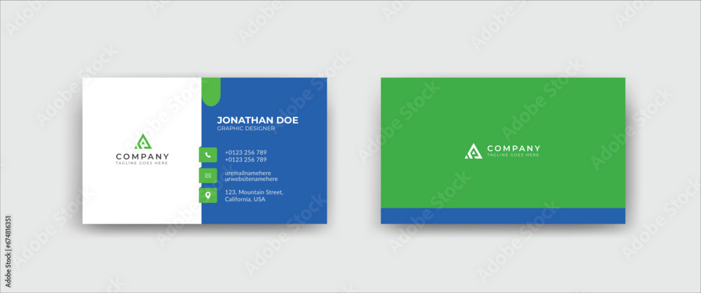 Corporate Business Card Design Template