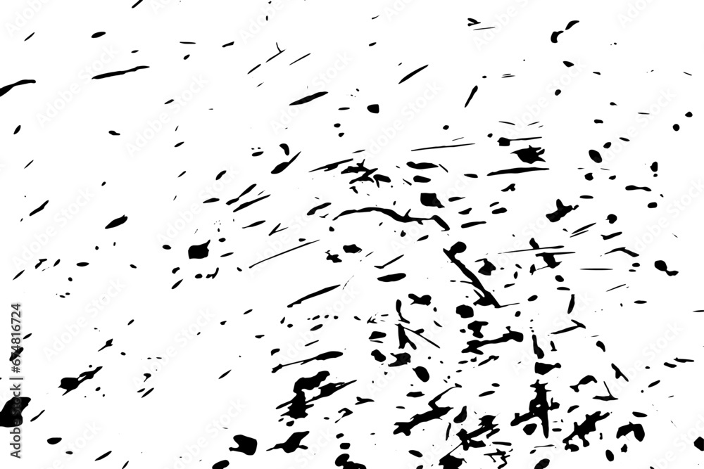 Obraz premium Rustic grunge vector texture with grain and stains. Abstract noise background. Weathered surface. Dirty and damaged. Detailed rough backdrop. Vector graphic illustration with transparent white. EPS10.