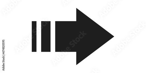 Simple arrow icon Directional symbols