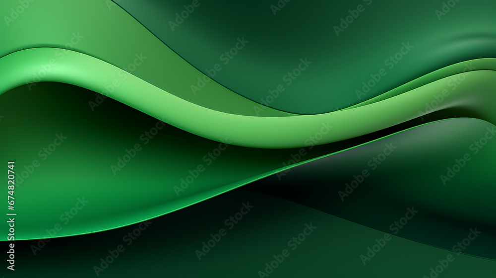 Colourful Abstract background with 3D waves