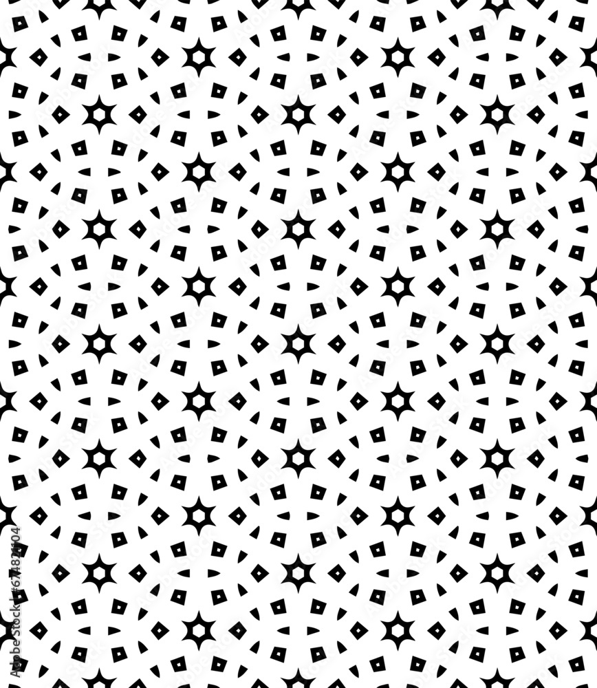 Black and white seamless abstract pattern. Background and backdrop. Grayscale ornamental design. Mosaic ornaments. Vector graphic illustration. EPS10. Black and white seamless abstract pattern. Background and backdrop. Grayscale ornamental design. Mosaic ornaments. Vector graphic illustration. EPS10.