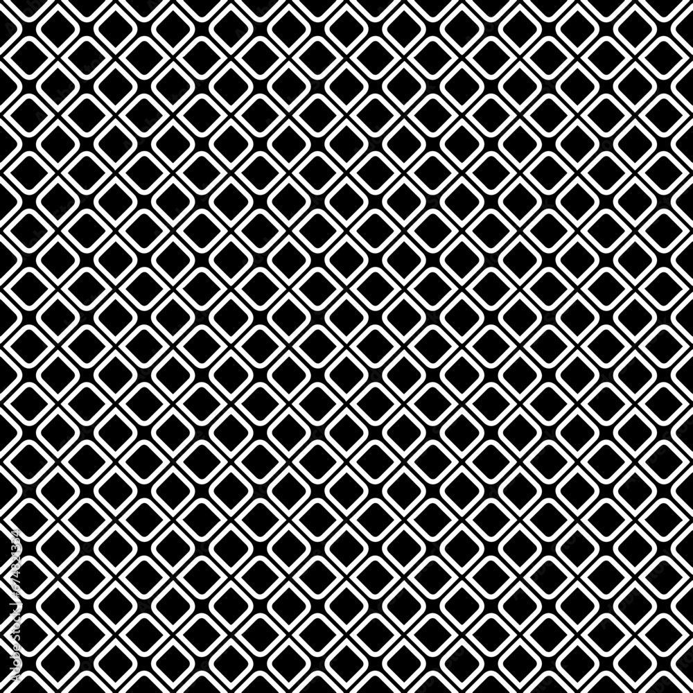 Black and white seamless abstract pattern. Background and backdrop. Grayscale ornamental design. Mosaic ornaments. Vector graphic illustration. EPS10. Black and white seamless abstract pattern. Background and backdrop. Grayscale ornamental design. Mosaic ornaments. Vector graphic illustration. EPS10.