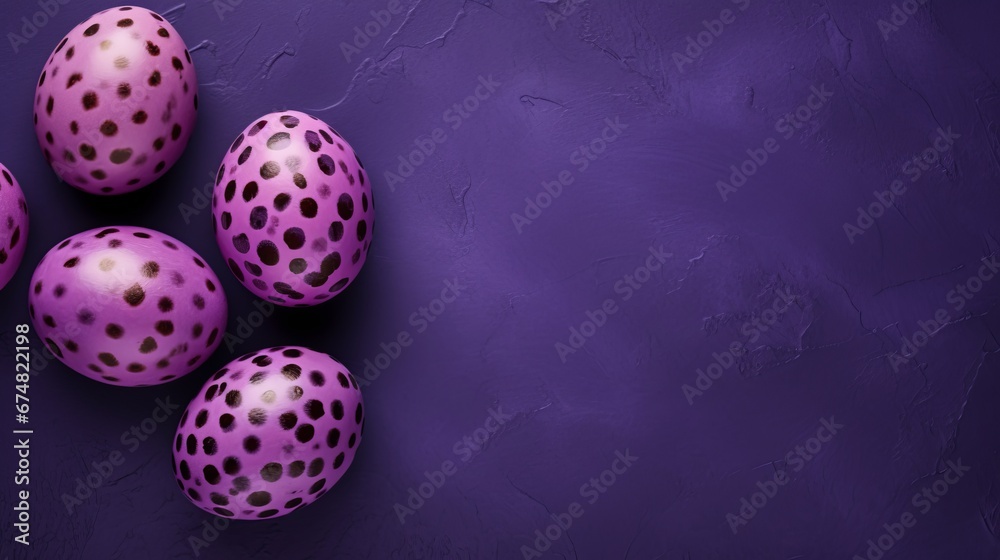 Easter eggs. Background for text.