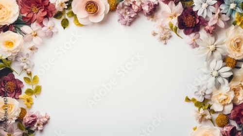 background with flowers for text festive. © Yahor Shylau 