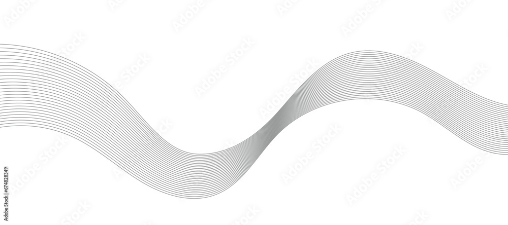 Technology abstract lines on white background. Frequency sound wave, twisted curve lines with blend effect. Technology abstract lines on white background. Frequency sound wave, twisted curve lines with blend effect.