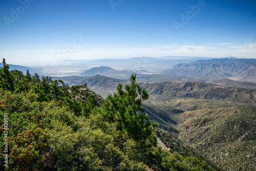 Scenic views of Santa Rosa mountains near Toro Peak in Southern California.
