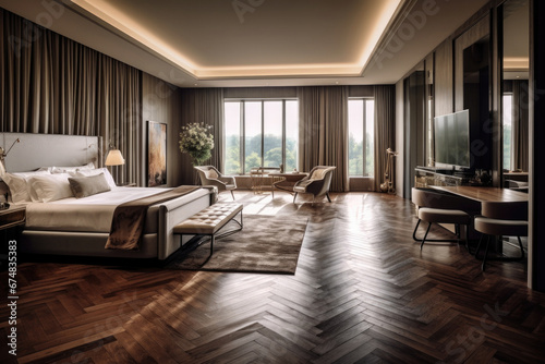 Presidential Suite Splendor Natural Wood Infused Luxury