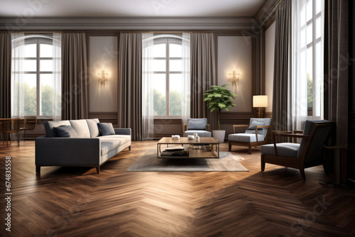 Presidential Suite Splendor Natural Wood Infused Luxury