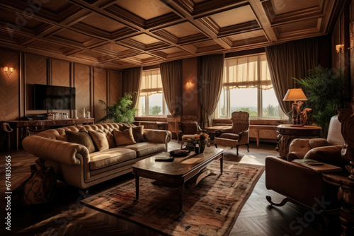 Presidential Suite Splendor Natural Wood Infused Luxury