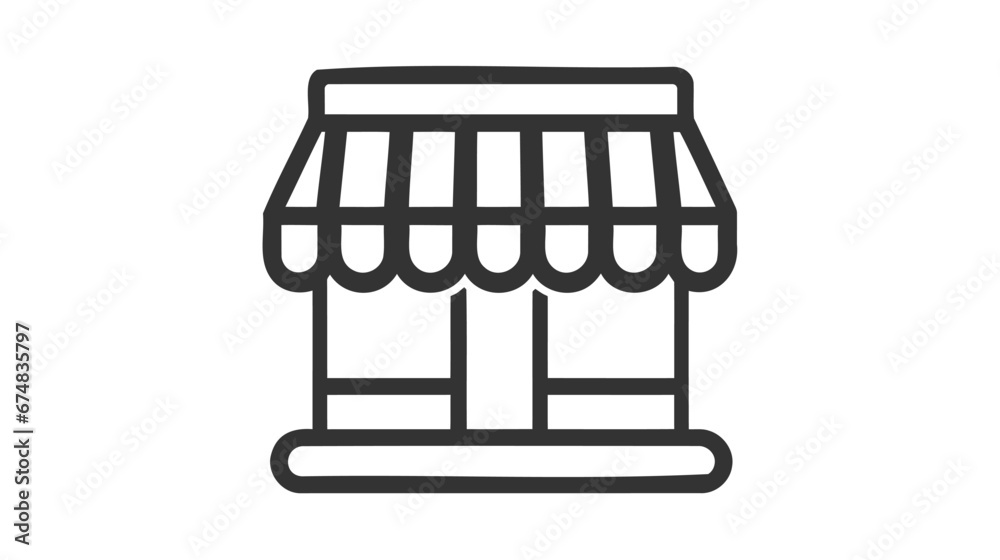 Store icon vector. Simple store sign in modern design style for web site and mobile app. EPS10. Store icon vector. Simple store sign in modern design style for web site and mobile app. EPS10.