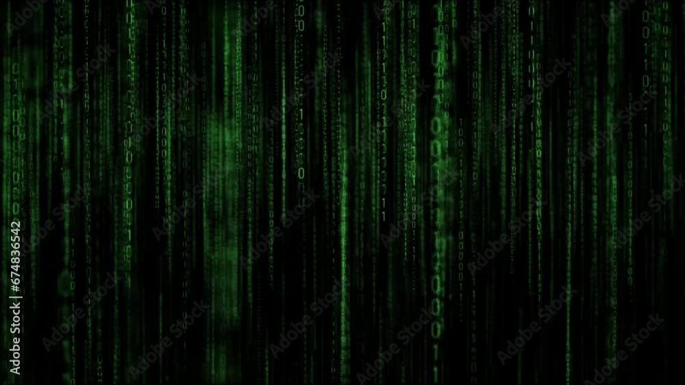 digital binary codes data stream background motion digital binary codes data stream background motion