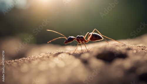 ant on a leaf © Wanderson-oliveira