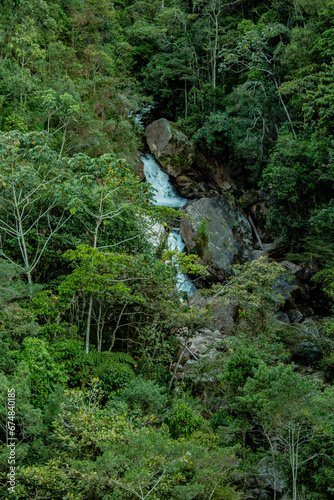 Nature in the mountains of the Colombian Andes