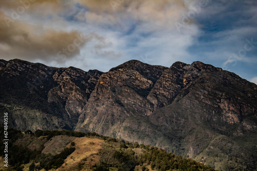 Nature in the mountains of the Colombian Andes