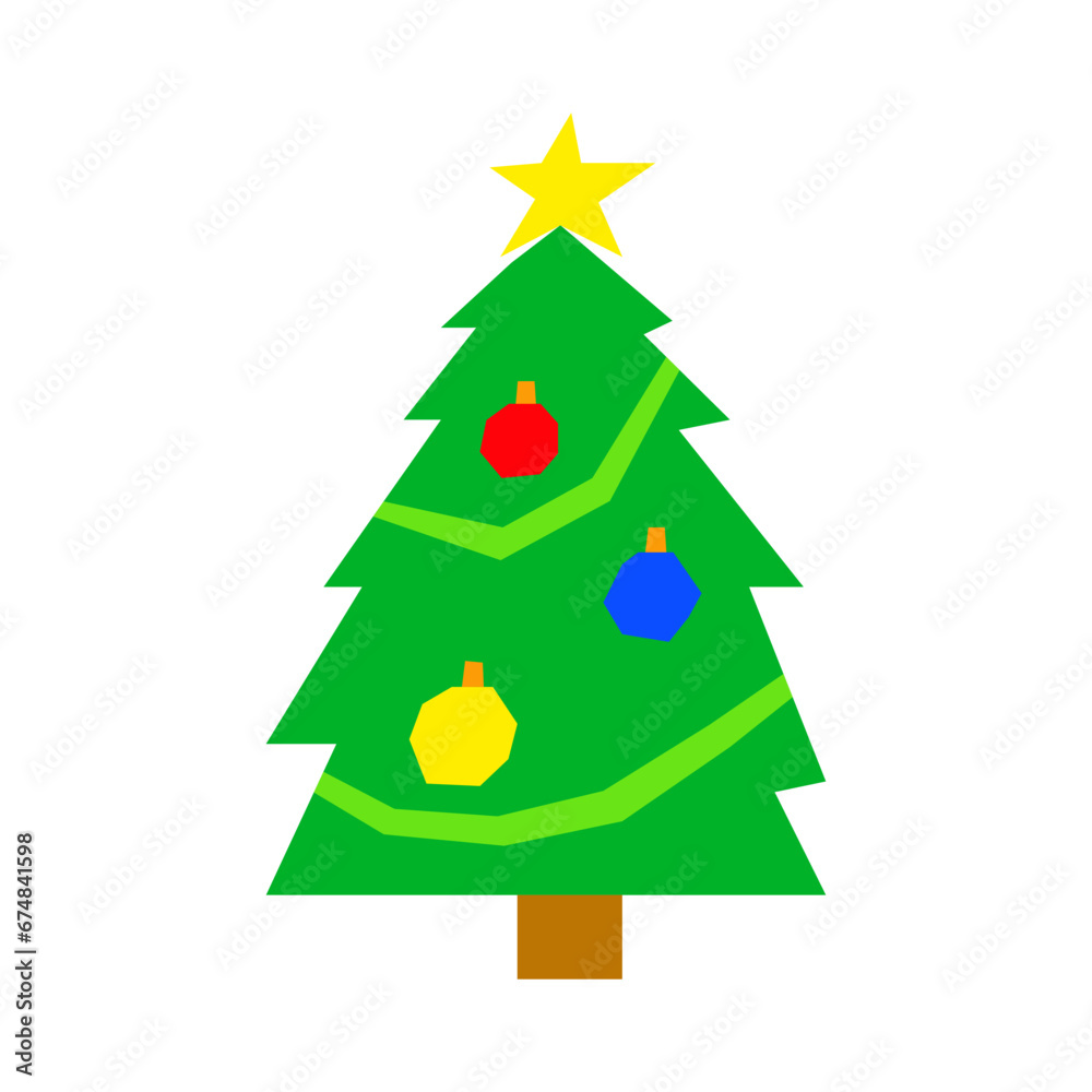 Paper craft Christmas tree. Paper craft Christmas tree.