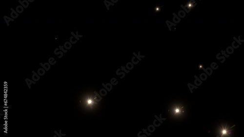 Paparazzi fashion flashing lights. Flashes of cameras on a black background. Stage flashing wall at a stadium concert. Loop animation.