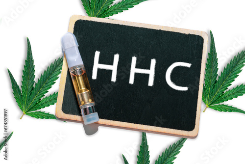 HHC distillate cartridge Vape Hexahydrocannabinol is a psychoactive cannabinoid