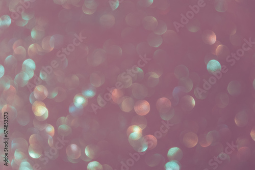 neutral pink blurred background with bokeh effect photo