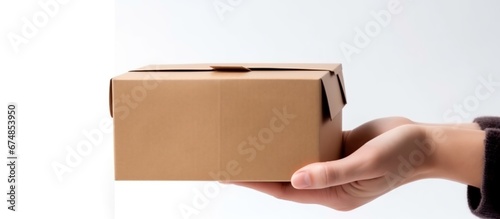 box for carrying and storing documents with a closed lid and slots for hands, isolated object on a white background, vector illustration, eps © ANIS