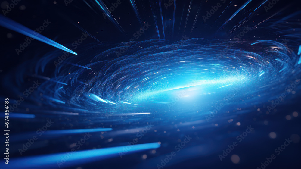 Circular Digital Lines with Colorful Turbulence Circular Digital Lines with Colorful Turbulence
