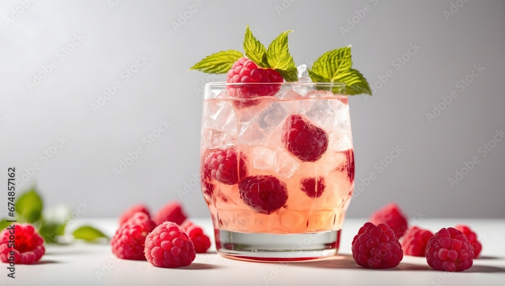 yogurt with raspberries yogurt with raspberries