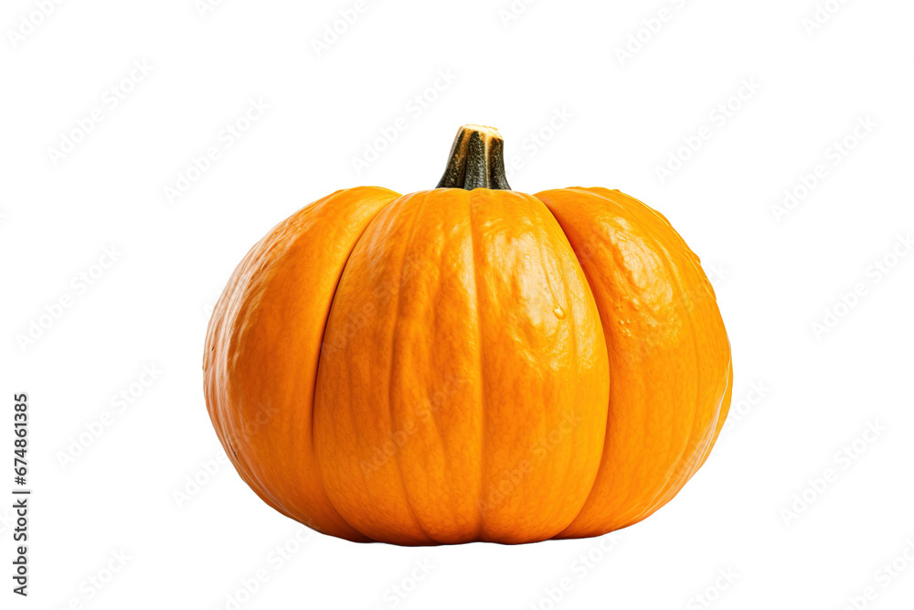 Pumpkin on transparent/white background. Pumpkin on transparent/white background.