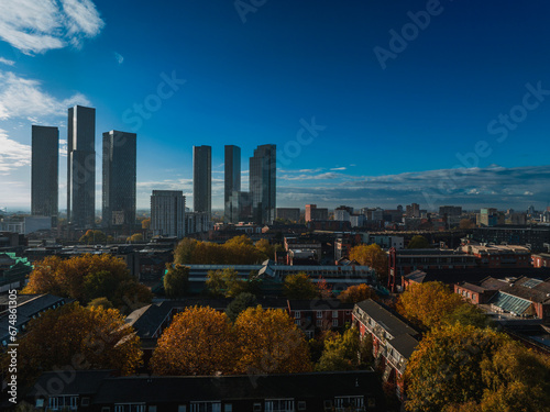 Autumnal Manchester skyline 3