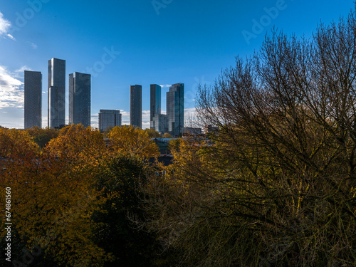 Wallpaper Mural Autumnal Manchester Skyline 1 Torontodigital.ca