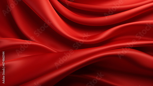 Red fabric textile texture background