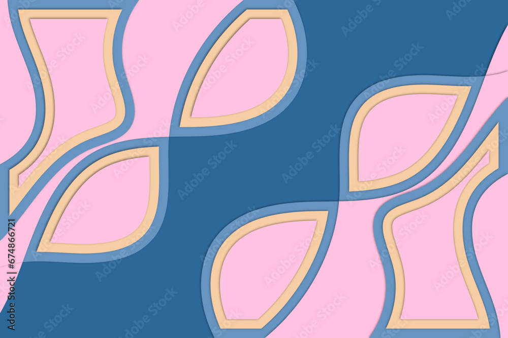 Fototapeta premium Abstract paper style background