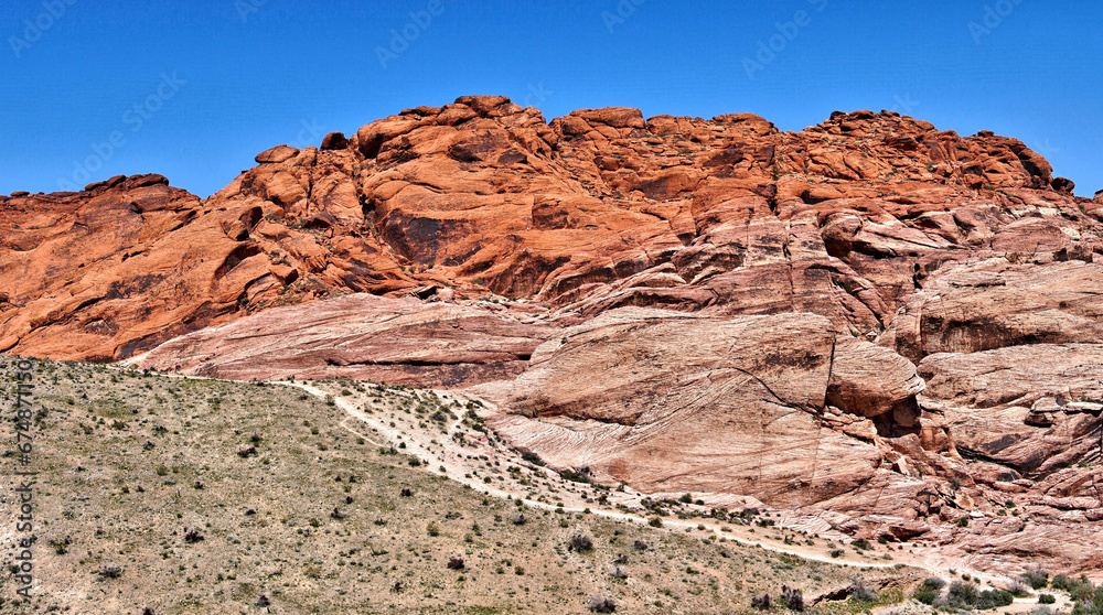 Beautiful, majestic Red Rock Canyon near Las Vegas, Nevada