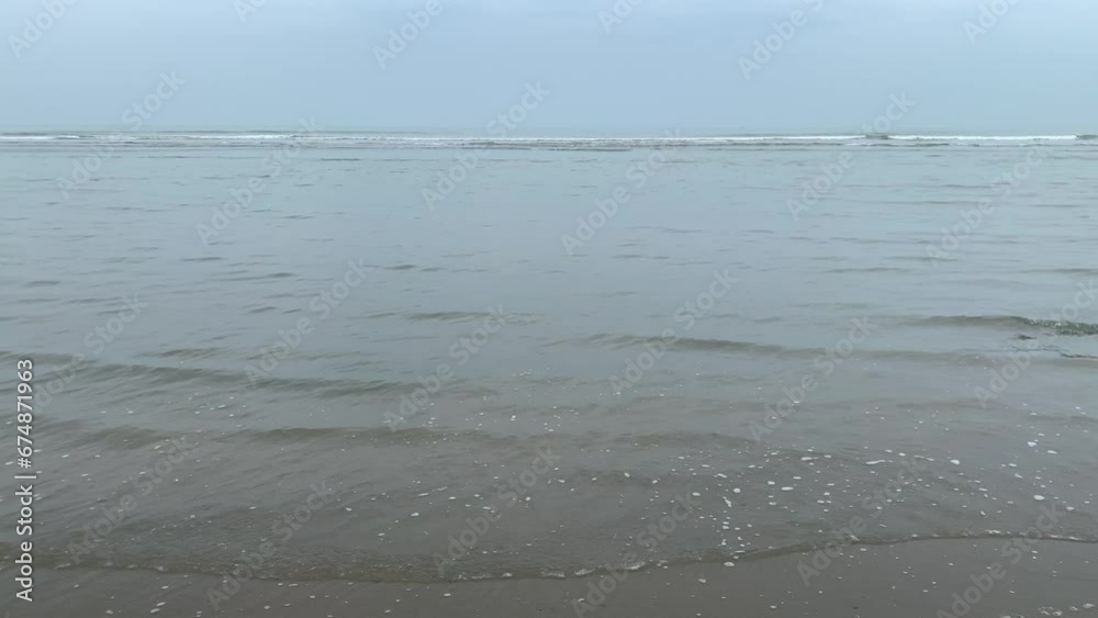 waves on the beach at Himchori in Coxs Bazar, Bangladesh waves on the beach at Himchori in Coxs Bazar, Bangladesh