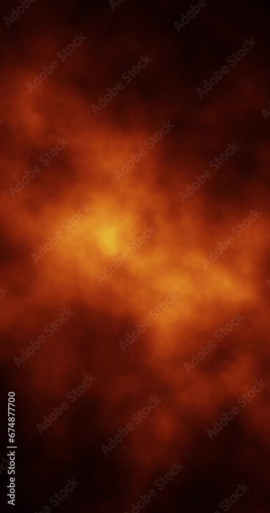 Dark smoke with fire flames loop vertical background. Dark smoke with fire flames loop vertical background.