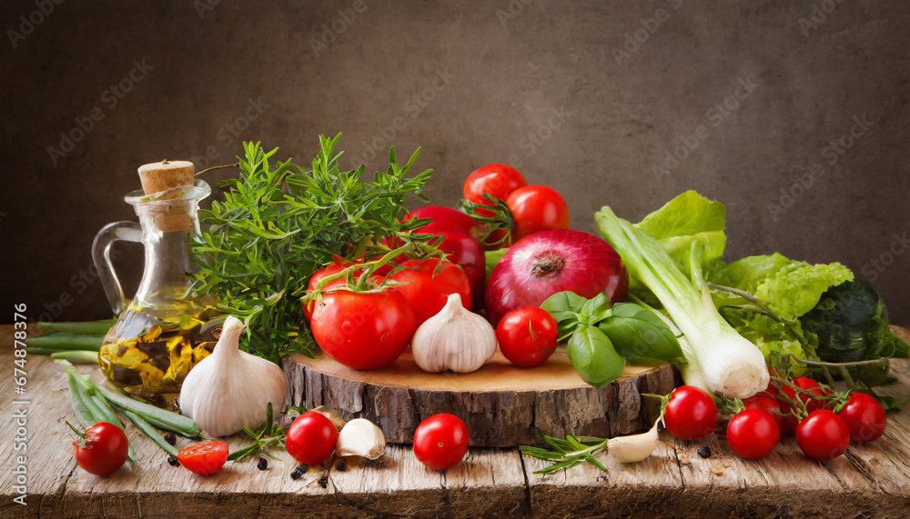 Healthy vegetables on a wooden table, food diet content. Healthy vegetables on a wooden table, food diet content.