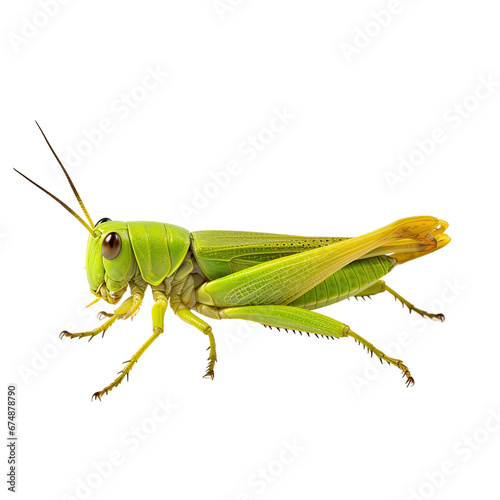 Grasshopper on Transparent Background