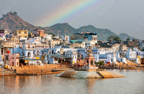 Pushkar Lake. Pushka, Rajasthan, India.