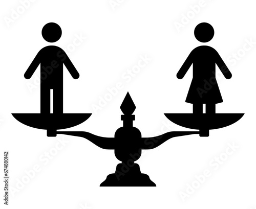 男女の天秤