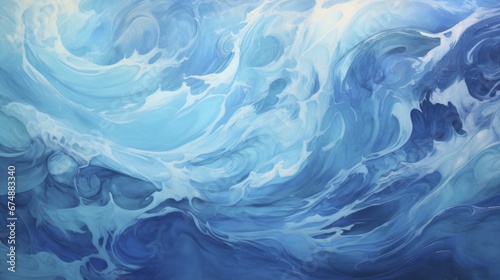 Abstract art formed by ocean currents