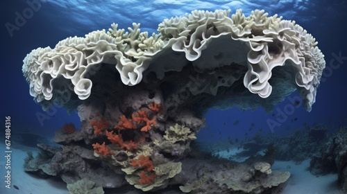 Patterns in nature the intricate structure of a coral reef
